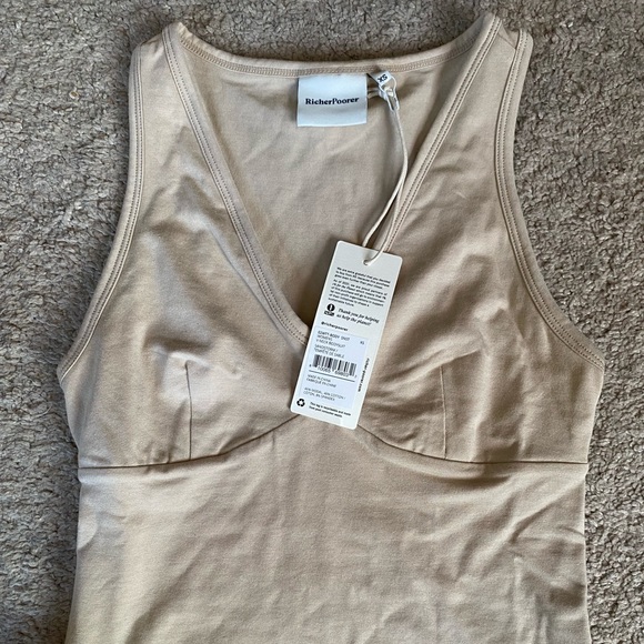 NWT Richer Poorer Stretch Modal V-Neck Bodysuit - Picture 8 of 12
